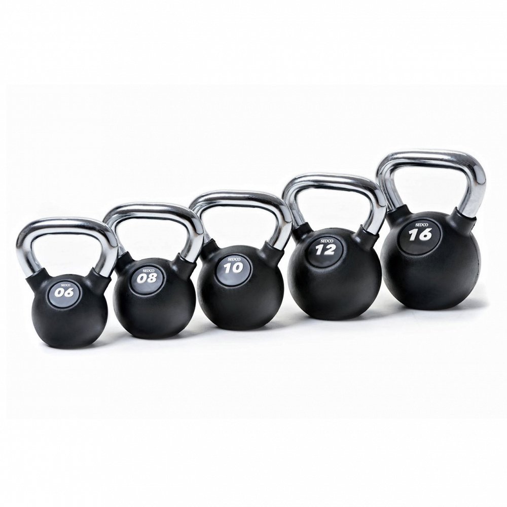 Kettlebell Sedco Gomma-cromo Profi 10