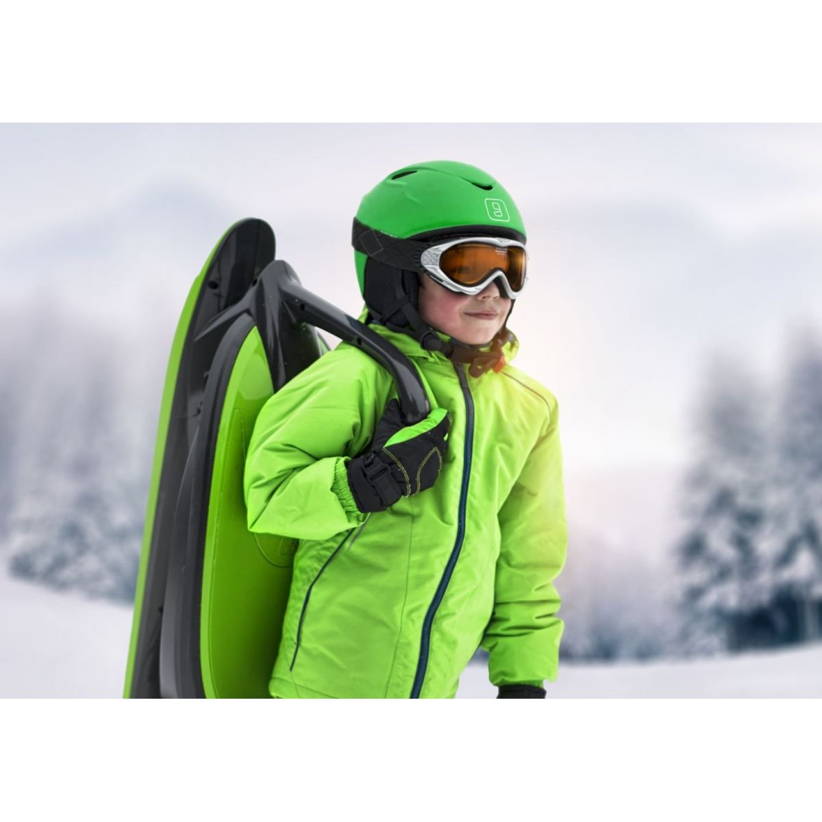 Skidrifter Monster Plastkon Steerable Bobsled Pink