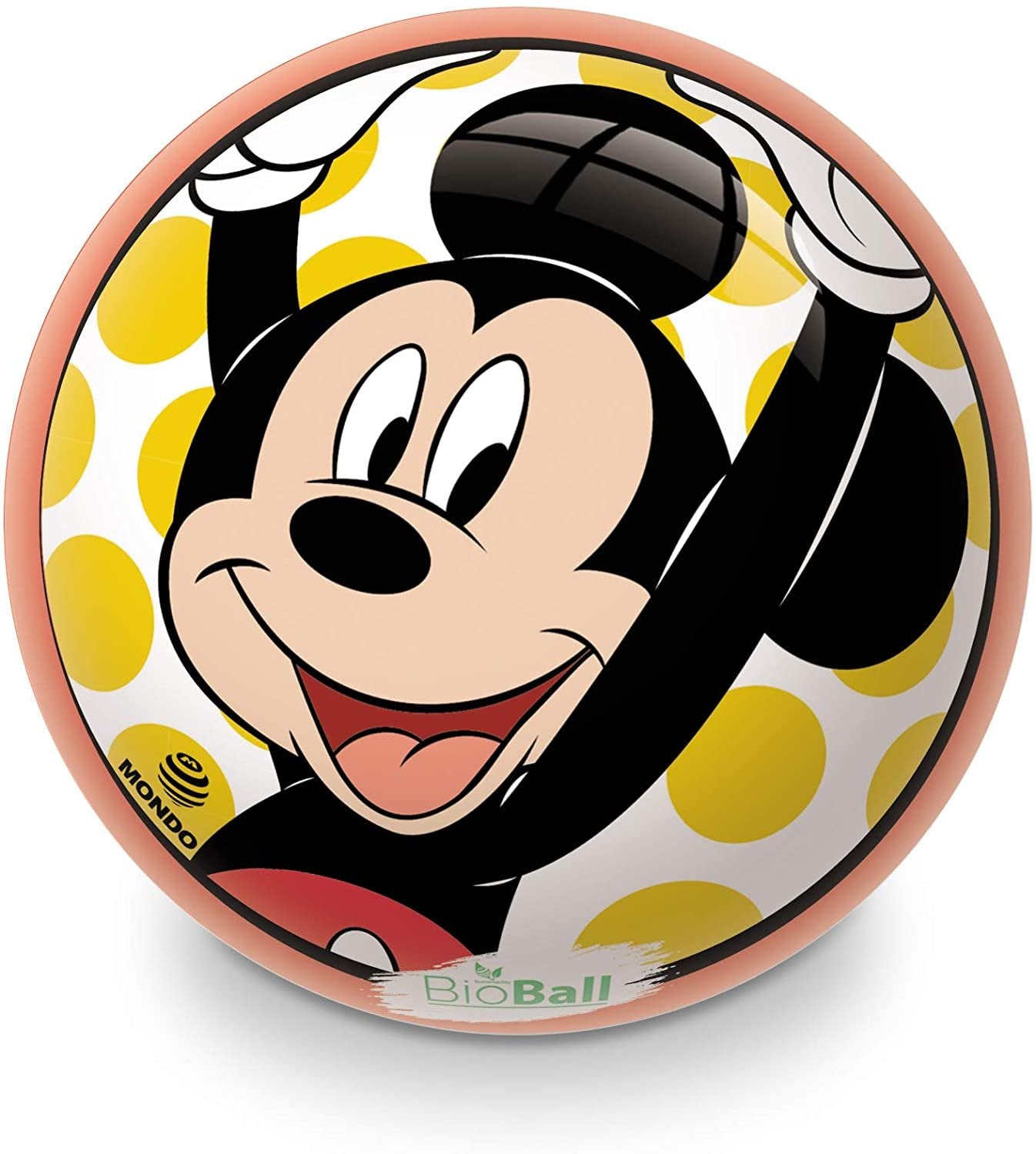 Mondo Bioball Palla per Bambini Topolino 230 Mm