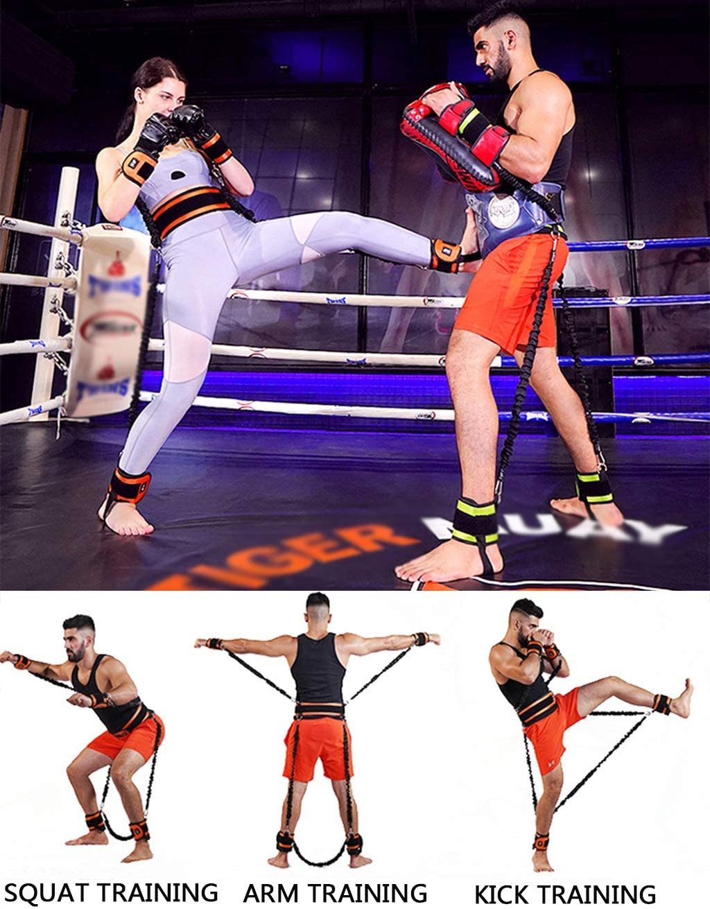 Fitness/box/mma tréninkový odporový systém