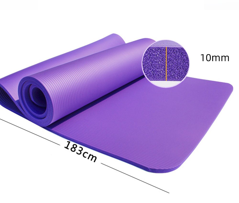 Yogamåtte Sedco Nbr-måtte 173 X 61 X 1,0 Cm Sort