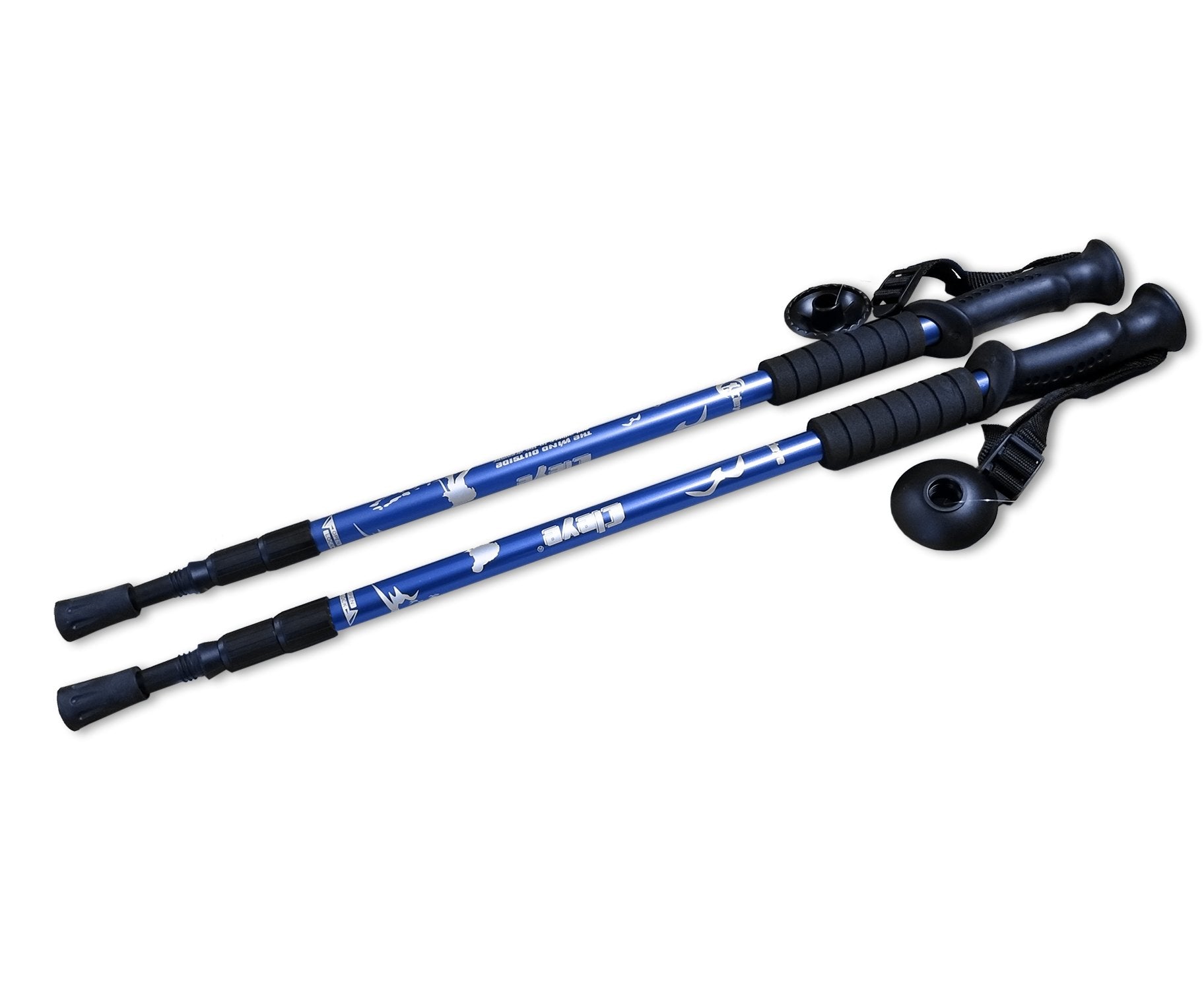 Sedco Nordic Teleskop-Trekkingstöcke 65-135 cm blau