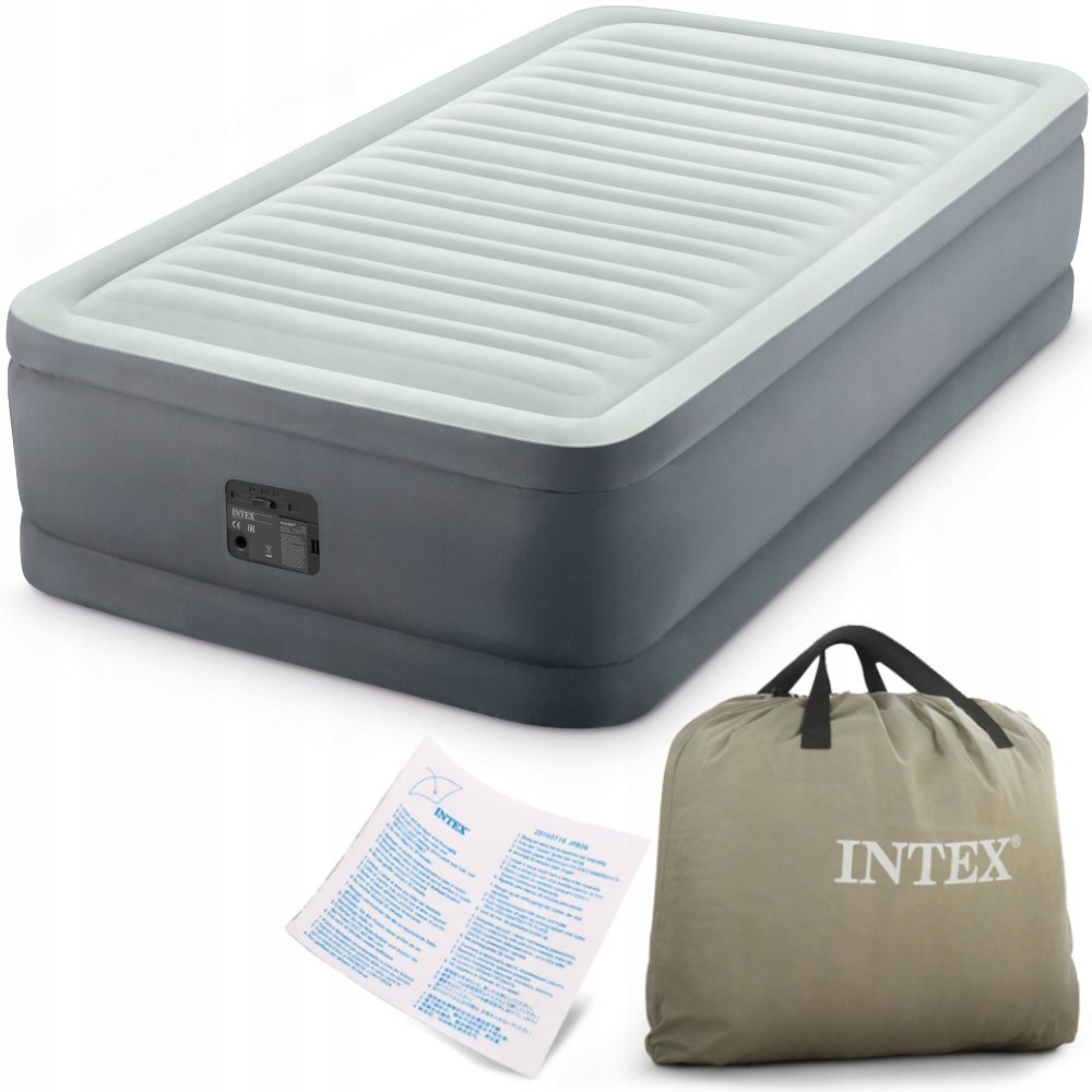 Letto Gonfiabile Intex 64902 Premaire I Twin 191x99x46 Cm