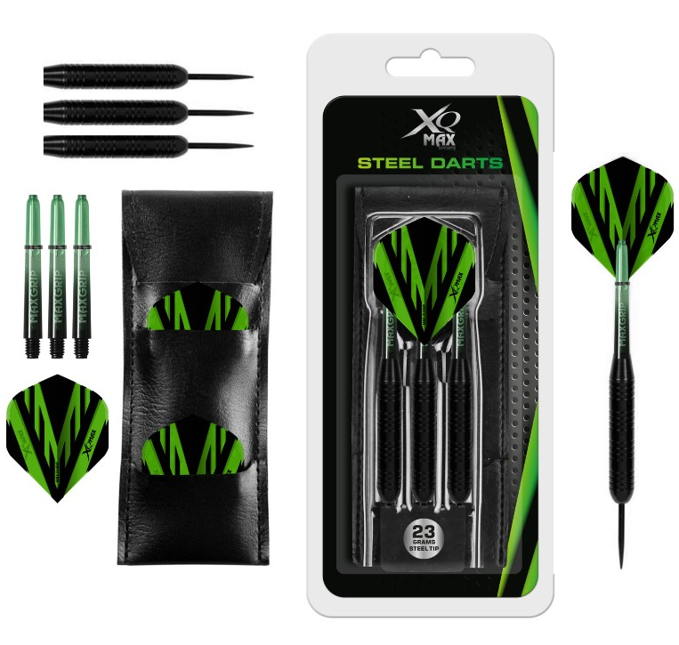 Frecce Xq Max Acciaio Nero Rivestito 23g 23