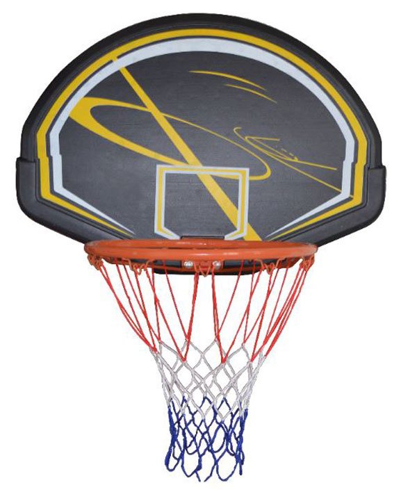 Pannello Basket Spartan 80x56 1180 + Rete Per Outdoor Utilizzare