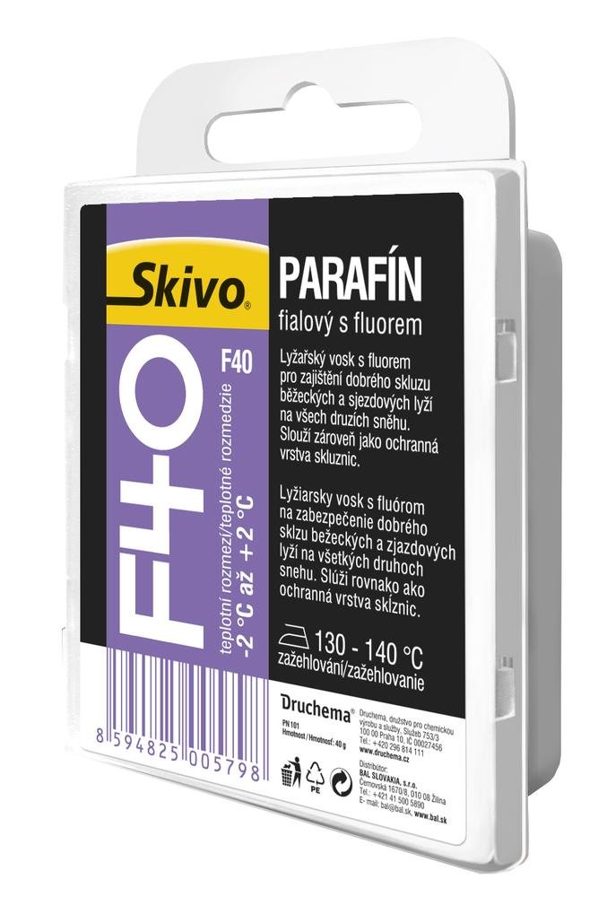 Skiwachs Skivo Paraffin F 40 Lila