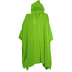 Regenmantel-Poncho, PVC, dick, grün