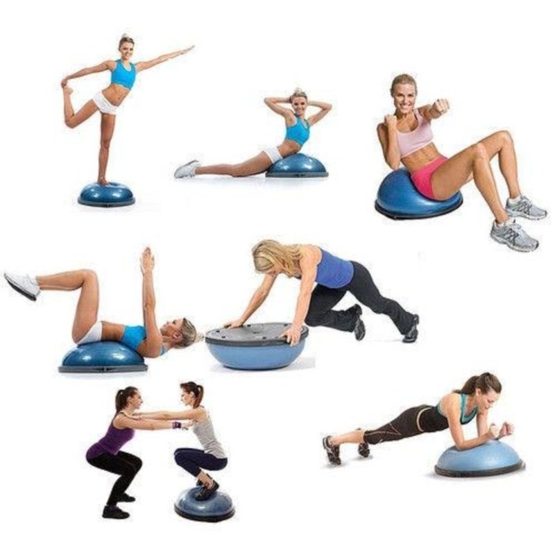 Balance Board Sedco Cx-gb1550 58 Cm Con Maniglie Blu
