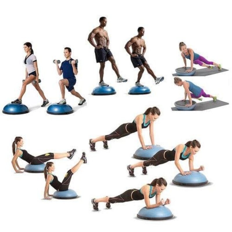 Balance Board Sedco Cx-gb1550 58 Cm Con Maniglie Blu