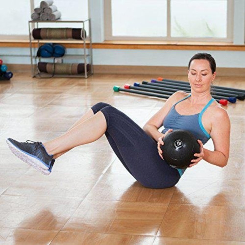 Sedco Slam Ball Gymnastikball Schwarz