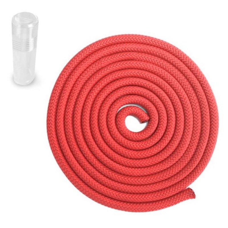 Corda per saltare in cotone per ginnastica Sedco 3m - Tubo in PVC Rosso
