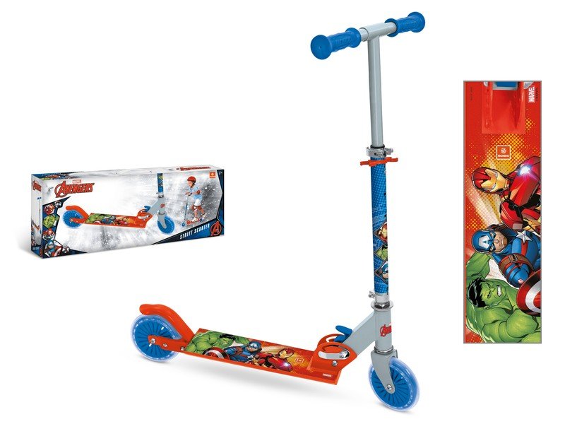 Monopattino Mondo Alu 28681 Avengers Rosso/blu