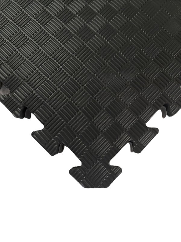 Podložka Tatami Puzzle - Jednobarevná - 50x50x1,3 cm Fitness Mat Černá