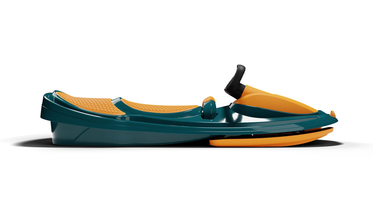 Steerable Bobsled Plastkon Galactus Lava Orange Orange