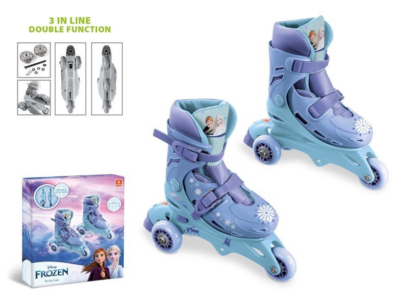 Children's Roller Skates Mondo Frozen Tri In Line Skates 29-32