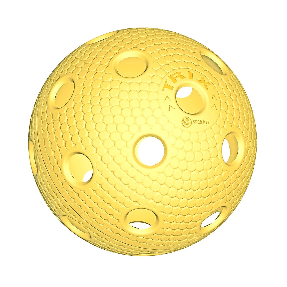 Floorballbal Trix Iff Amberkleurig