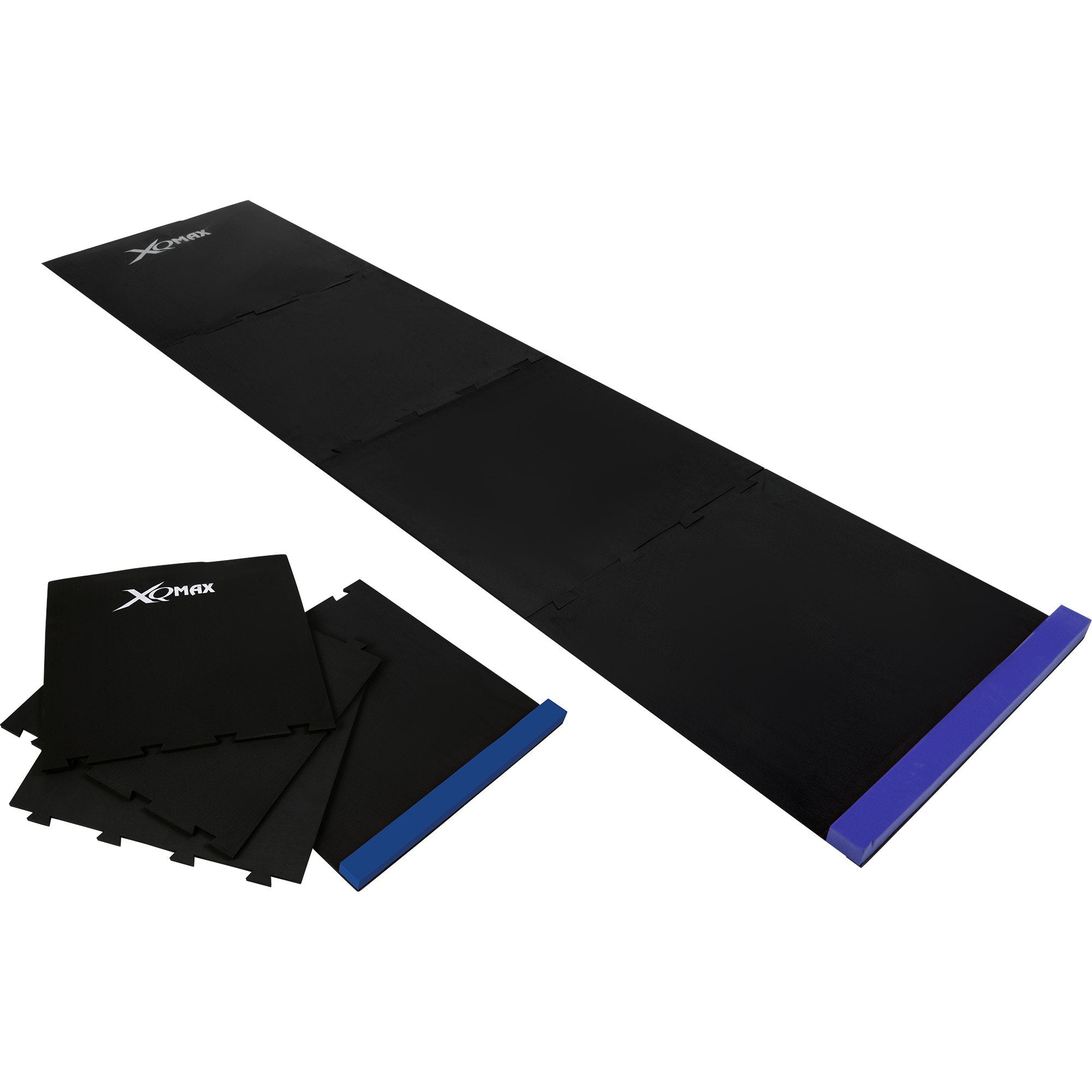 Folding Dart Mat/carpet Xq Max Puzzleblack/blue