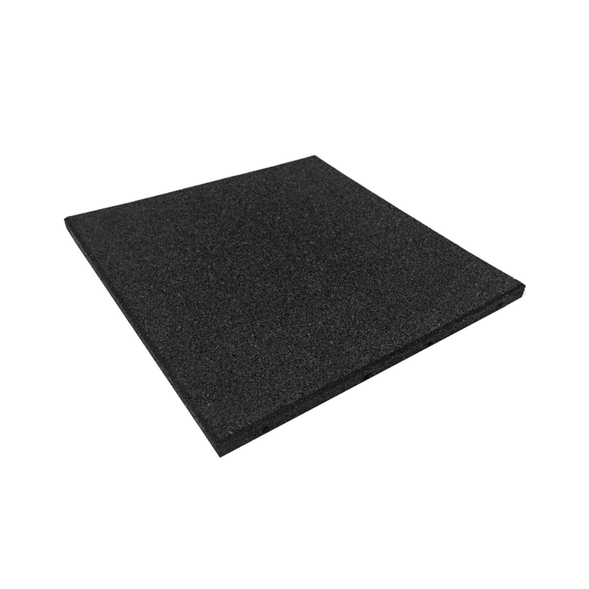Rubber Fitness Floor Sedco Outdoor 50x50x2 Cm Black