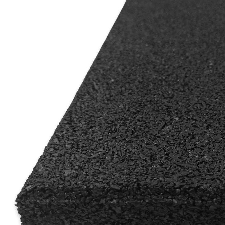 Rubber Fitness Floor Sedco Outdoor 50x50x2 Cm Black