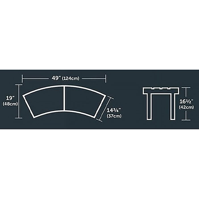 Low Bench For Intex Hot Tub 28514 - Set Of 2 Pcs