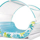 Nadmuchiwany leżak Tropical Canopy Lounge Intex 56294 Biały/niebieski