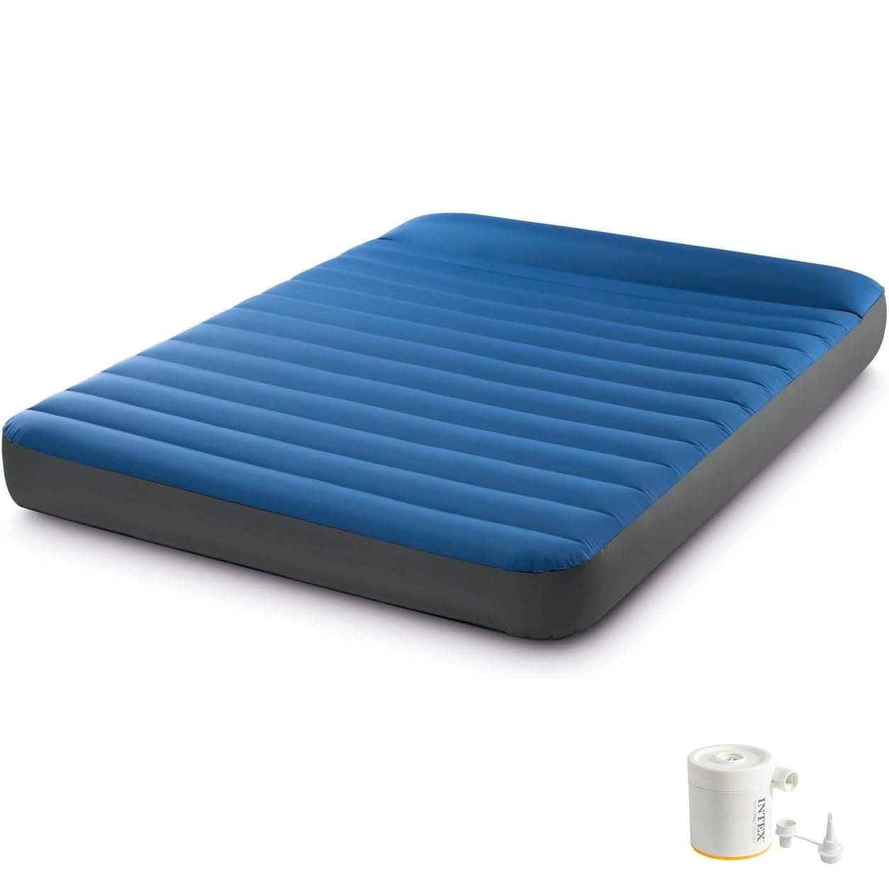 Oppustelig Campingmadras Intex 64013 Campingmadras Queen Blå