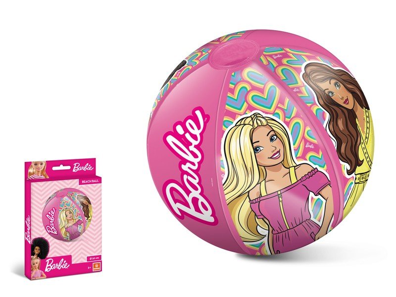 Oppustelig strandbold Mondo Barbie Pink