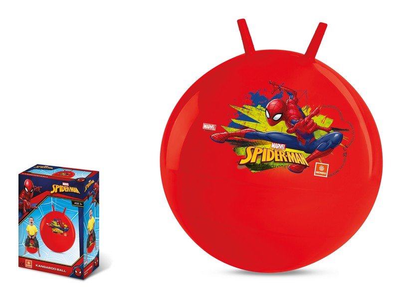 Palla Rimbalzante Mondo Spiderman 45 Cm Rossa