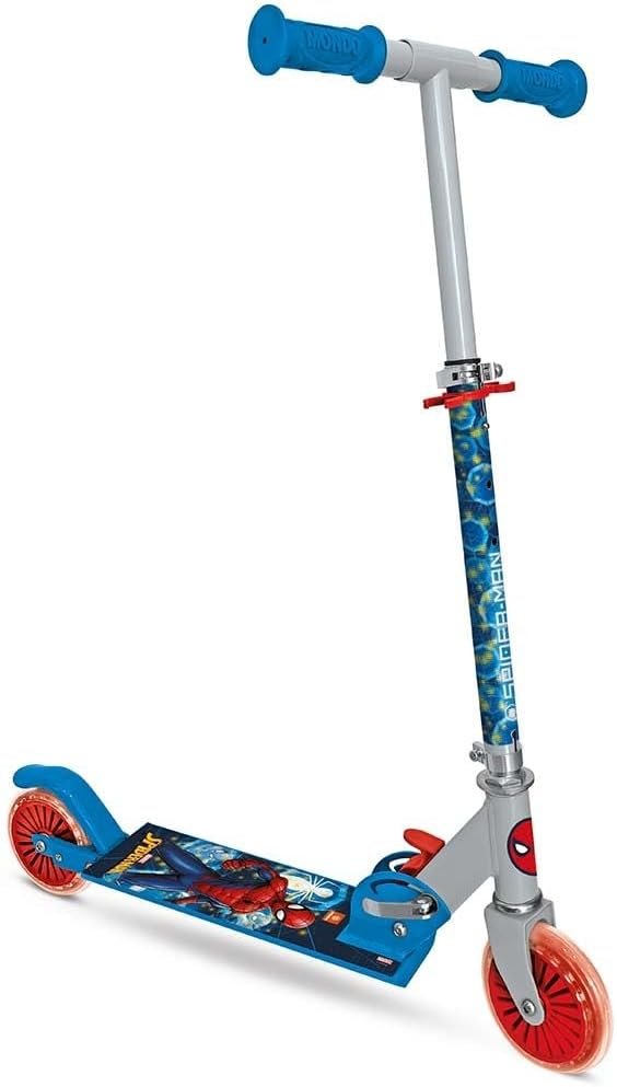 Scooter Mondo Alu 28687 Spiderman Red/blue
