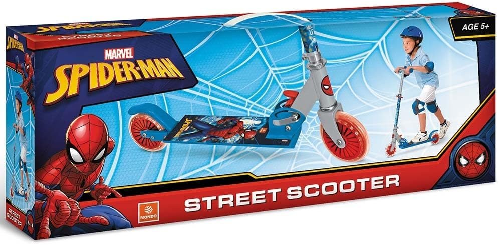 Scooter Mondo Alu 28687 Spiderman Red/blue