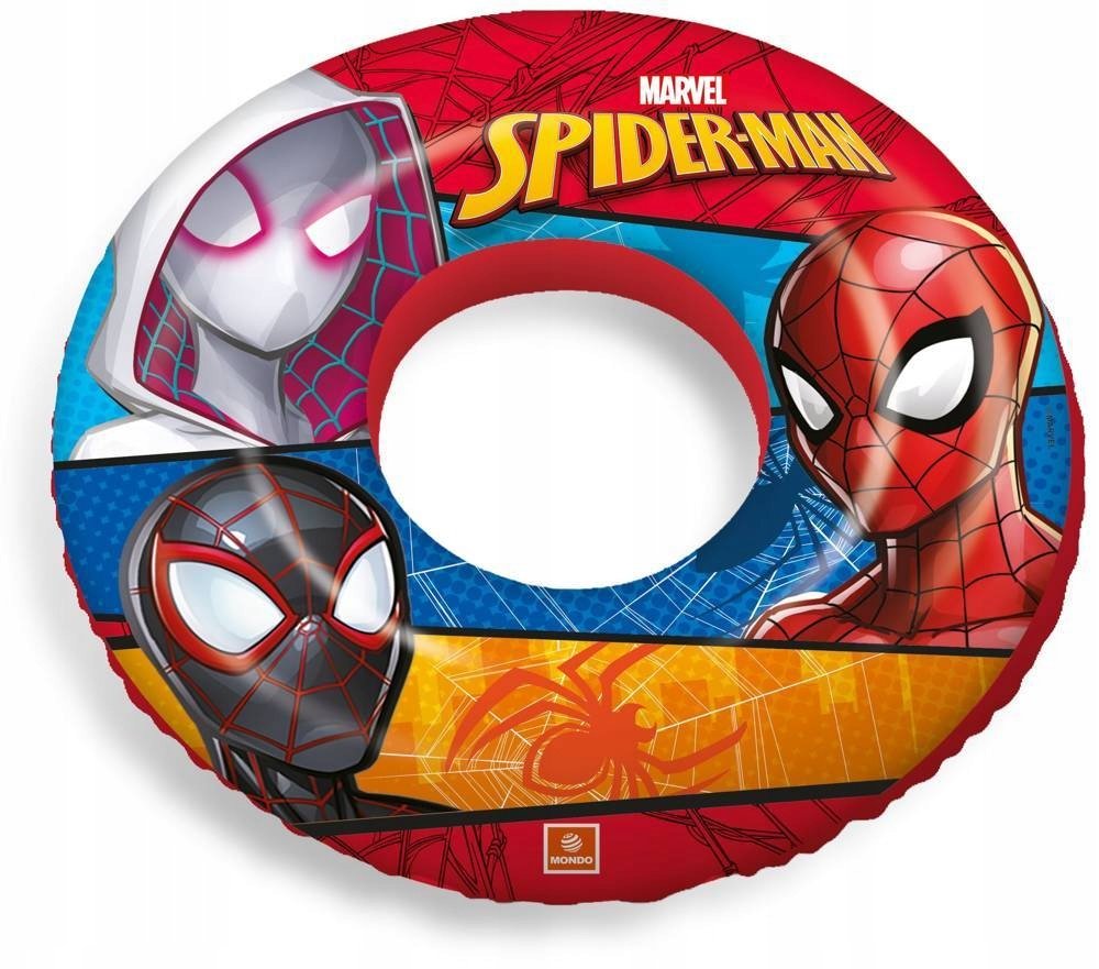 Anello Gonfiabile Mondo Con Stampa Spiderman - 50 Cm Rosso