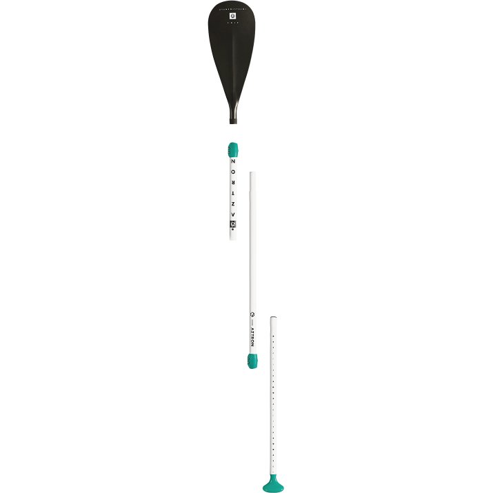 Paddel Aztron Style 2.0 Aluminium – 4-teilig, Schwarz