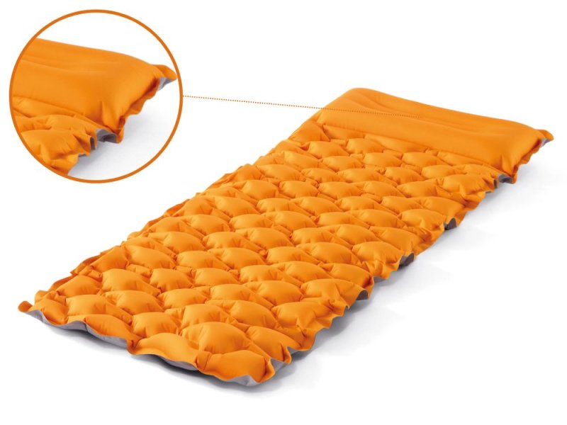 Matelas de camping gonflable Intex 64098 Tpu Camping Mat Orange