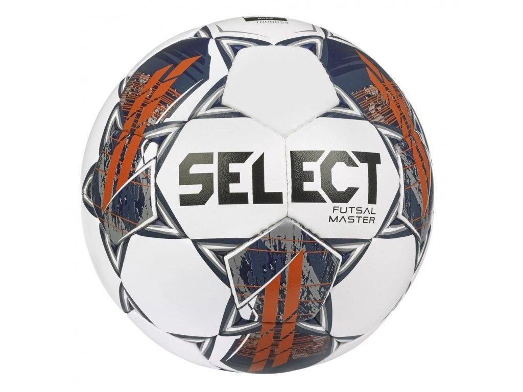 Lopta na halový futbal Select Fb Futsal Master Grain - 4 biela