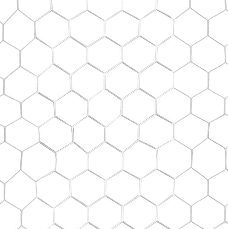 Red De Fútbol Sedco De Fibra De Poliéster 5,5x2 M - Set Para Dos Porterías Blanco