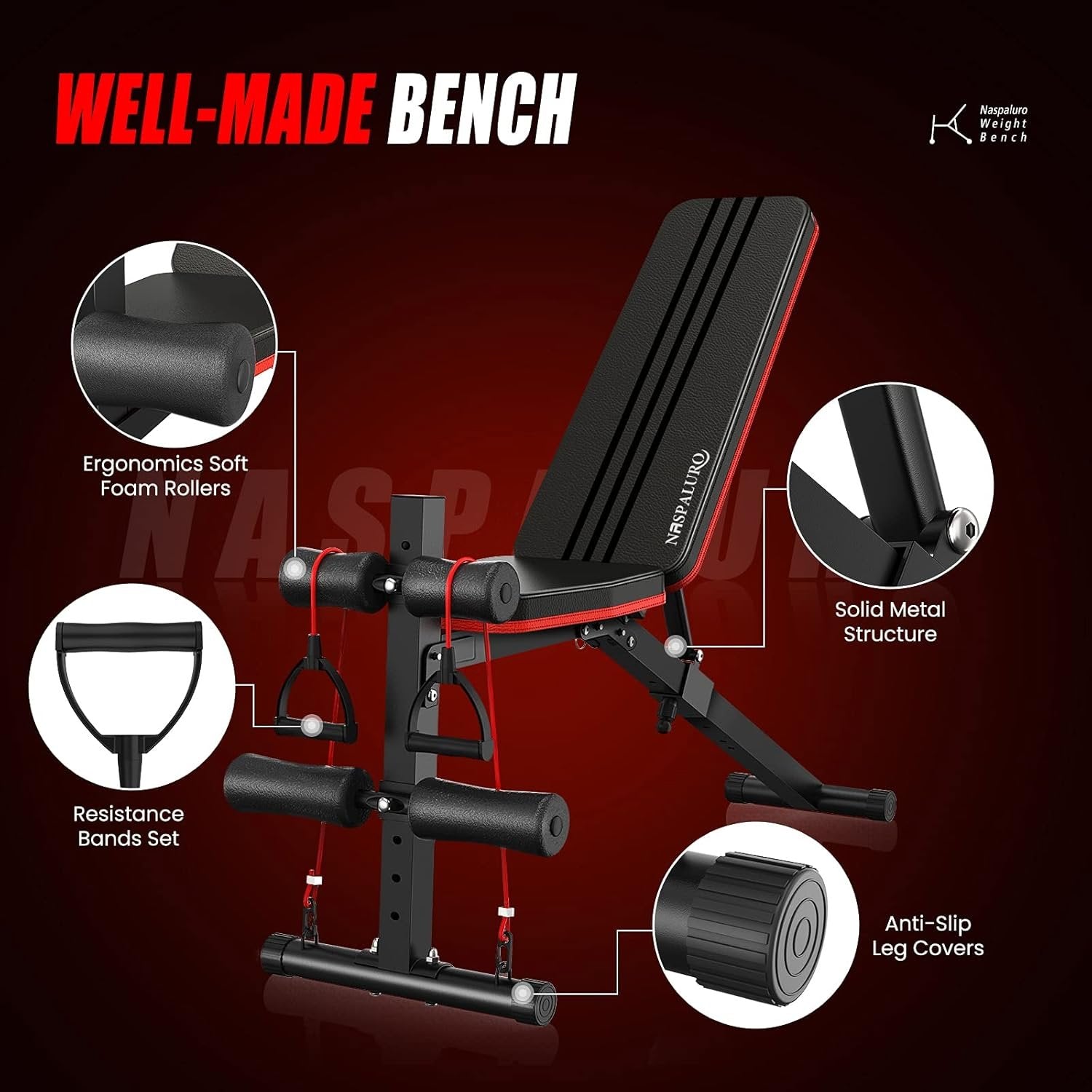 Adjustable Weight Bench Sedco Dtl-a1