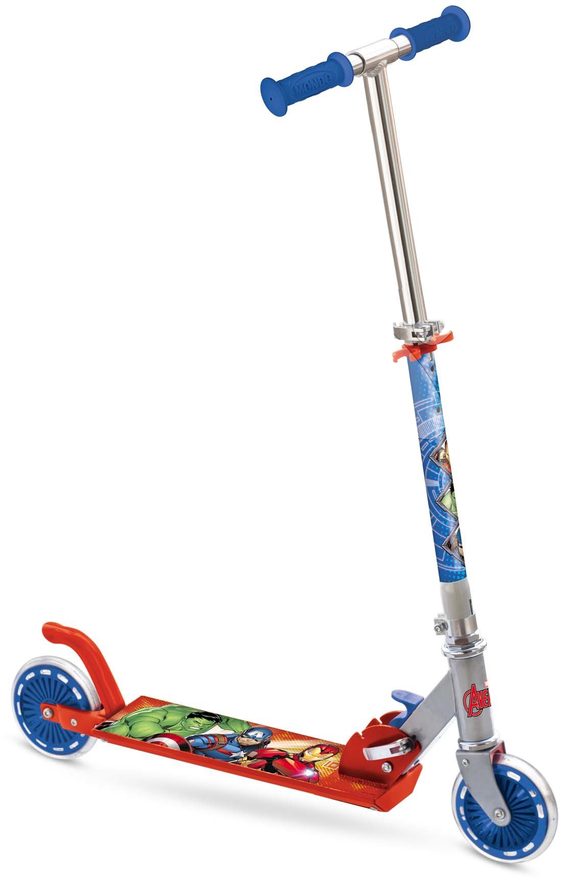 Trottinette Mondo 18009 Alu - Avengers Bleu