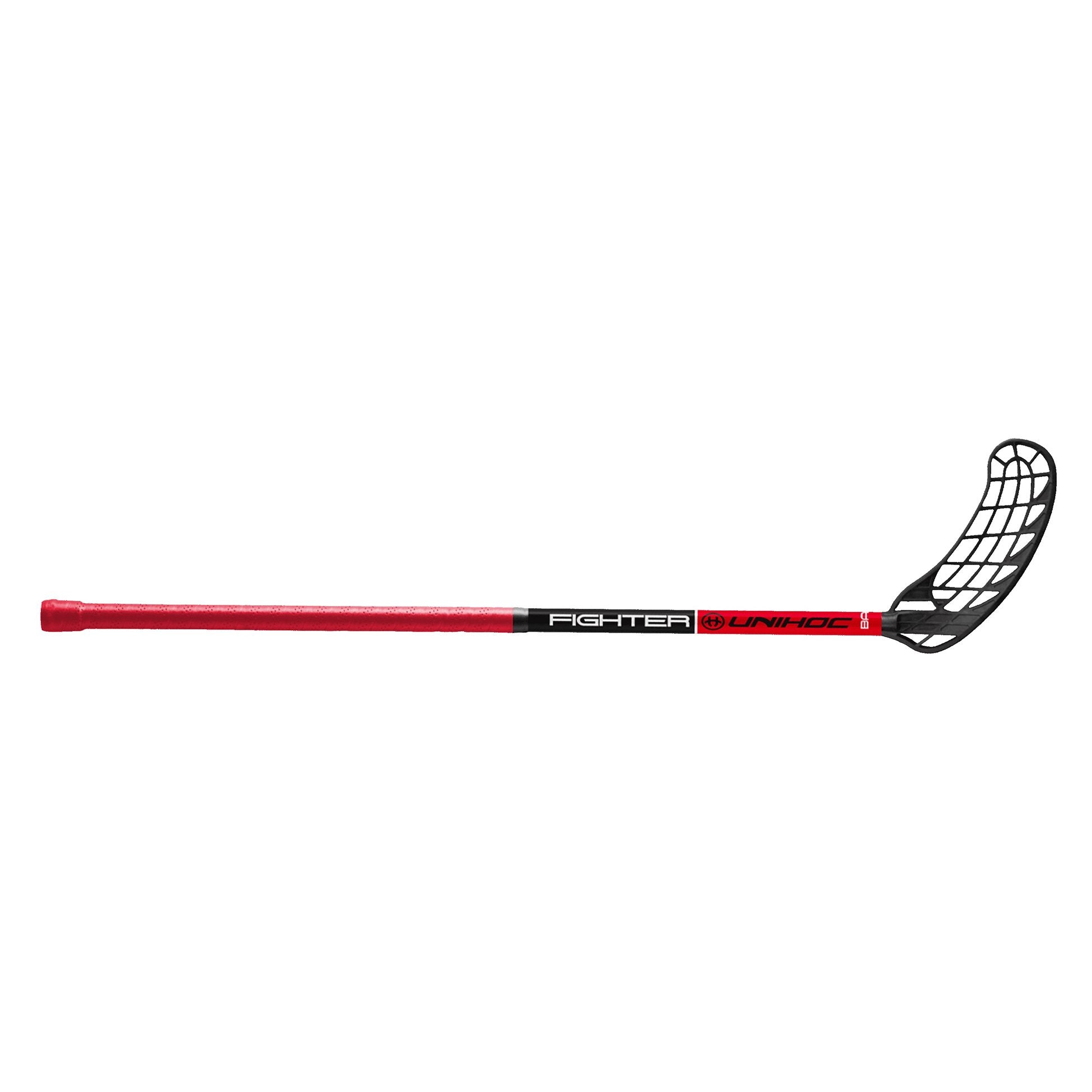 Florbalová hůl Unihoc Fighter 35 - 96 cm - rovná červená/černá
