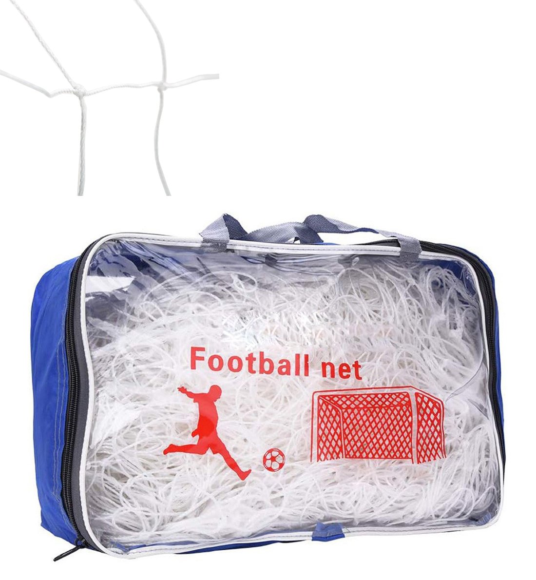 Soccer Net Sedco Ftn02 - 7,5x2,5x2,2 M - Set til to mål Hvid