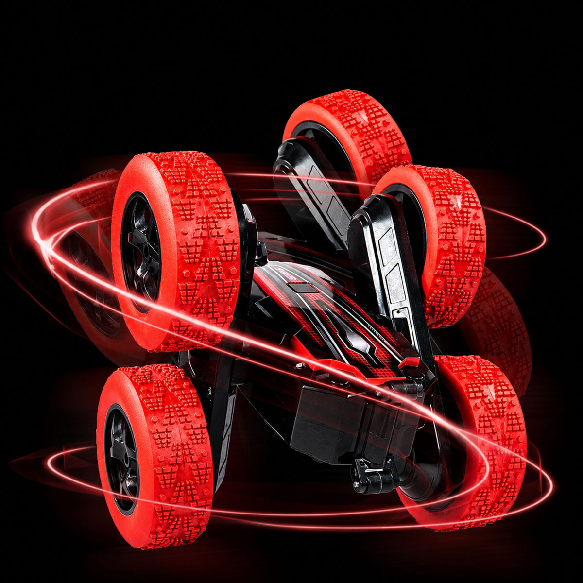 360° Gesture Remote Controlled Rc Stunt Car Red