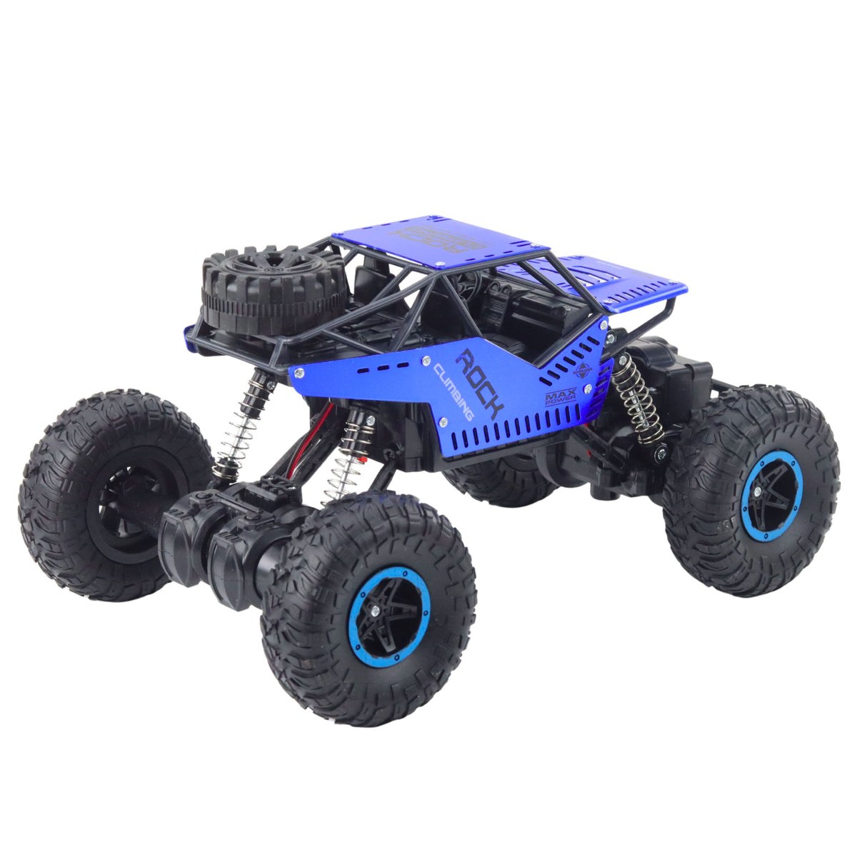 Rc Off-road Car Remote Controlled Blue 2.4g 1:18