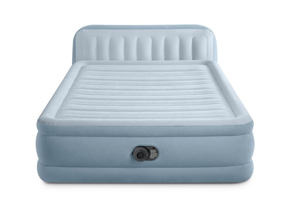 Colchão Inflável Intex 64450 Queen Plush Cabeceira 152x236x86cm