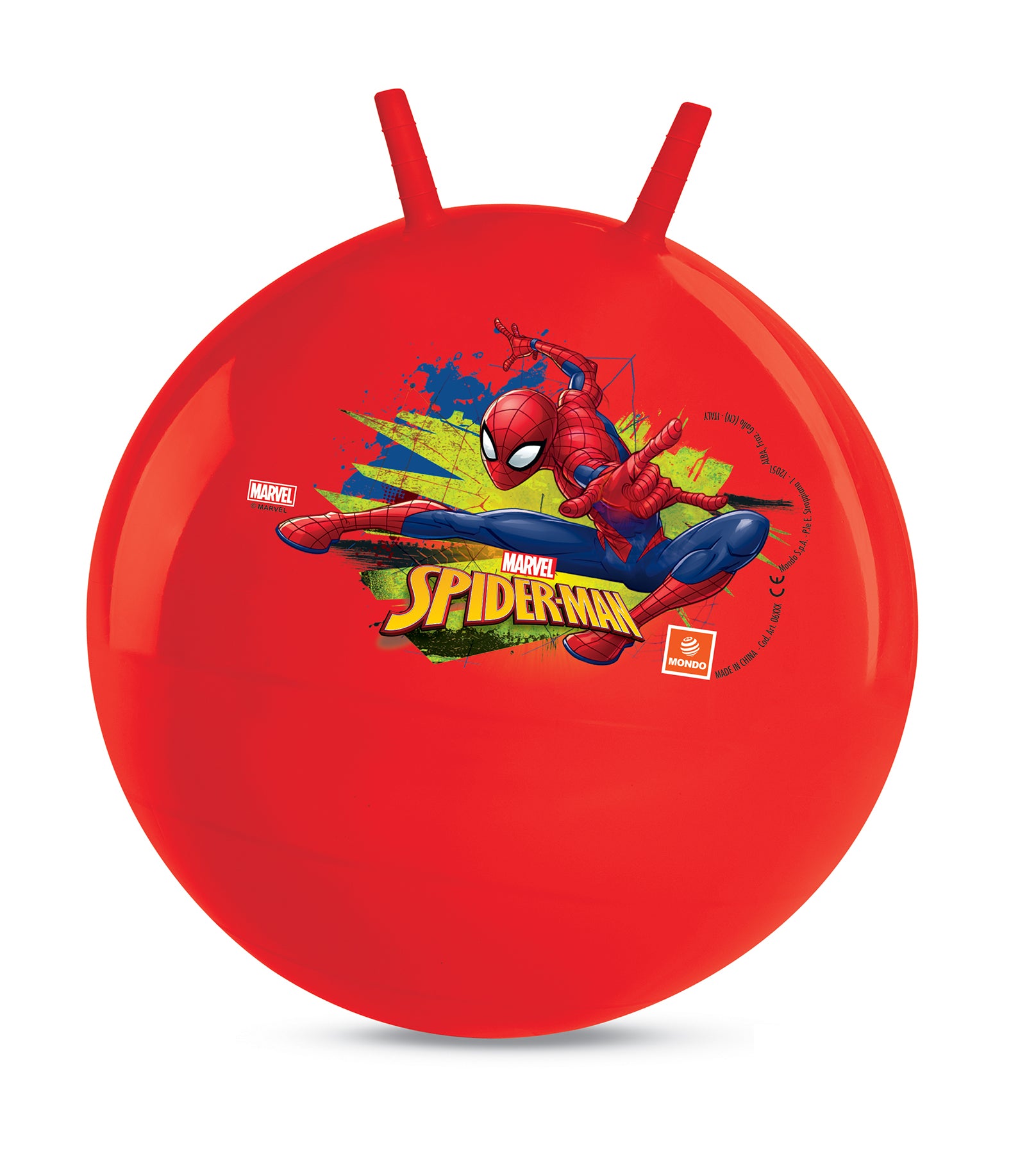 Palla Rimbalzante Mondo Spiderman 45 Cm Rossa