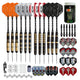 123-piece Set Of Xqmax Darts 12x Steel Brass + Accessories