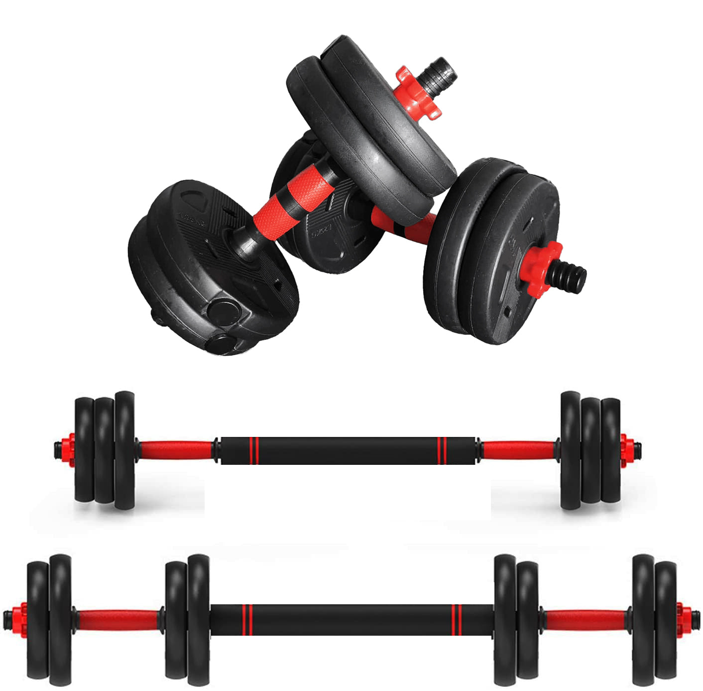 Cementové nakládací činky Sedco – sada 2x7,5 kg / 1x15 kg