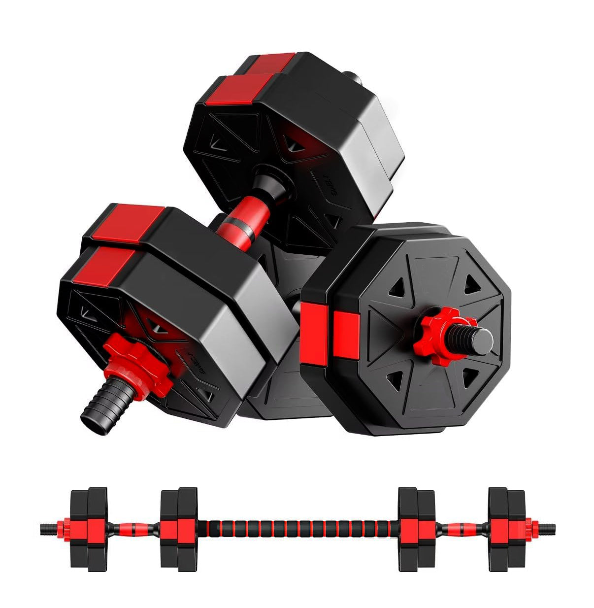 Sedco Octagonal Loading Coupler Håndvægte - Sæt 2x7,5 Kg / 1x15 Kg