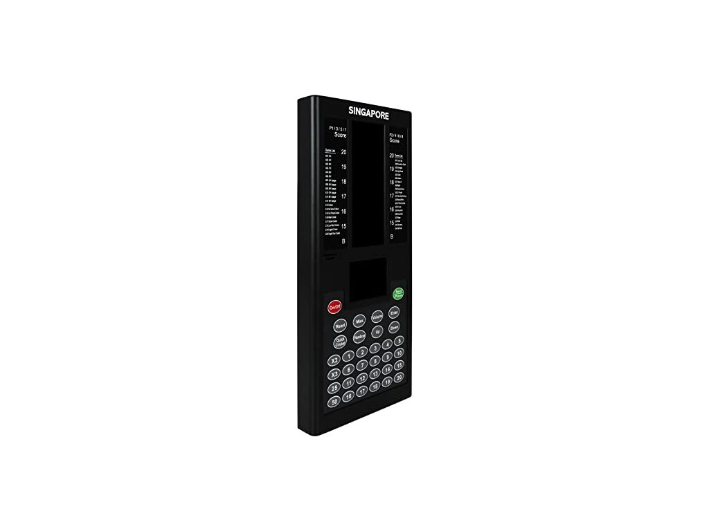 Elektronischer Scorer für Singapur-Dart