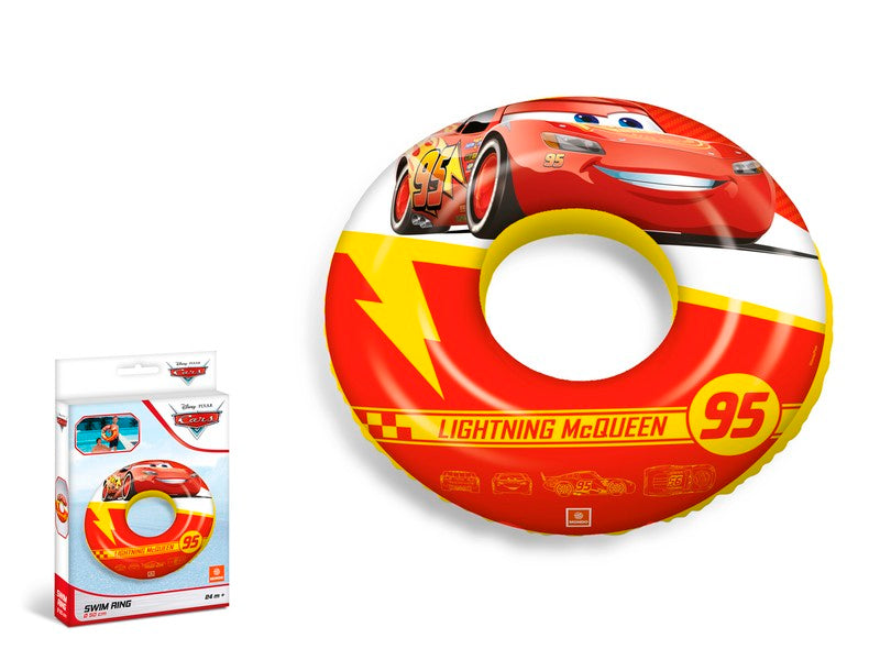 Inflatable Ring Mondo With Cars Print 50 Cm Red
