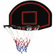 Basketball Panel Sedco 3201b Sort - Kurv + Net 60*40cm