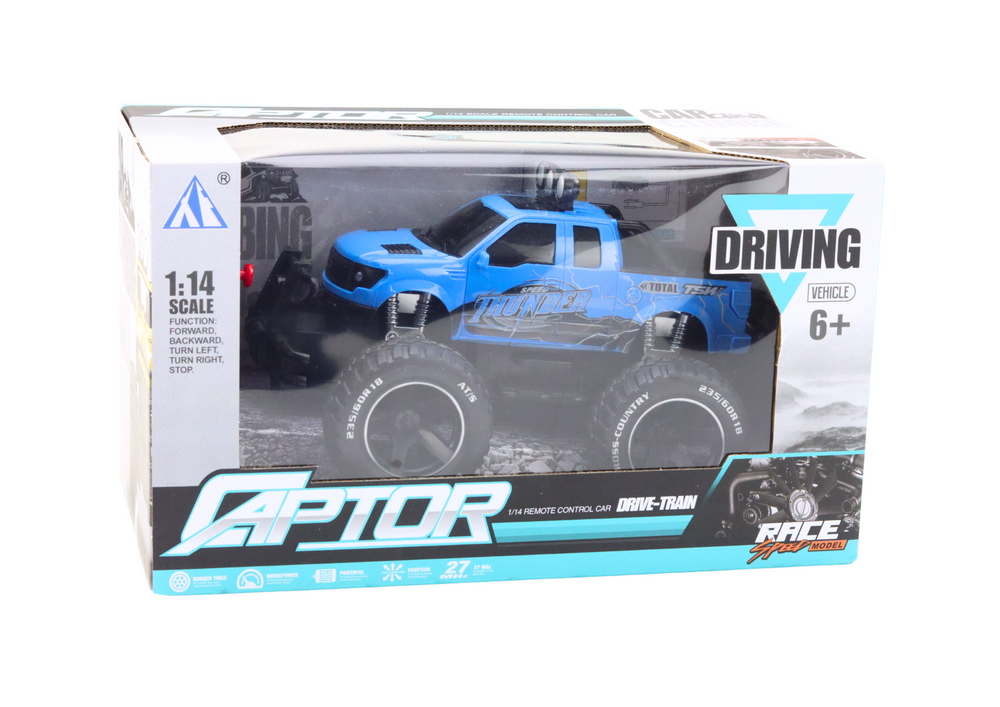 Remote Controlled Off-road Vehicle Rc 1:14 Blue